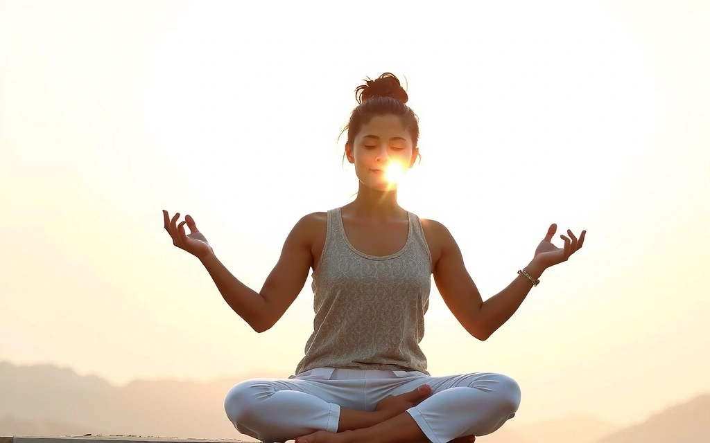 Person in a peaceful meditation pose
